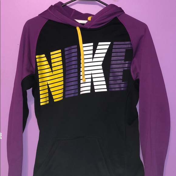 gold and black nike sweater